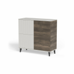 RANDOM 2 KM-2 komoda kaszmir / orzech / czarny