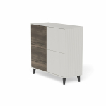 RANDOM 2 KM-2 komoda kaszmir / orzech / czarny