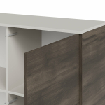 RANDOM 2 KM-2 komoda kaszmir / orzech / czarny