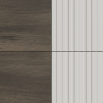 RANDOM 2 KM-2 komoda kaszmir / orzech / czarny