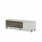 RANDOM 2 RTV-1 stolik RTV 150 cm kaszmir / orzech / czarny