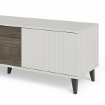 RANDOM 2 RTV-1 stolik RTV 150 cm kaszmir / orzech / czarny