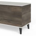 RANDOM 2 RTV-2 stolik RTV 180 cm kaszmir / orzech / czarny