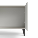 RANDOM 2 RTV-2 stolik RTV 180 cm kaszmir / orzech / czarny