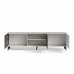 RANDOM 2 RTV-2 stolik RTV 180 cm kaszmir / orzech / czarny