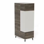 RANDOM 2 S-1 szafa kaszmir / orzech / czarny