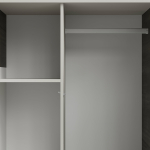 RANDOM 2 S-1 szafa kaszmir / orzech / czarny