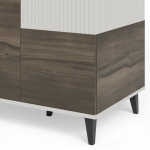 RANDOM 2 S-1 szafa kaszmir / orzech / czarny