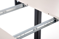 RINGO stół kolor blat kaszmir, nogi - czarny (102-142x102x76 cm)