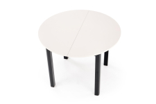 RINGO stół kolor blat kaszmir, nogi - czarny (102-142x102x76 cm)