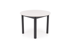 RINGO stół kolor blat kaszmir, nogi - czarny (102-142x102x76 cm)