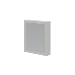 TORETO Szafka lustrzana 70x60/1D (MDF ramiak) cashmere