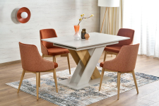 XARELTO stół rozkładany 130-175/85/76 cm, kaszmir - dąb cremona