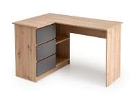 BEGA biurko, dąb artisan / grafitowy