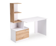MISO biurko, biały / dąb artisan