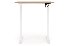 B53 biurko biurko z funkcją regulacji wysokości, dąb artisan / biały