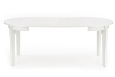 SORBUS stół rozkładany, blat - biały, nogi - białe