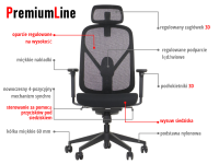 Fotel obrotowy LARCK czarny