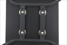 Krzesło WERDI A sklejka laminowana kubełek czarny stelaż czarny