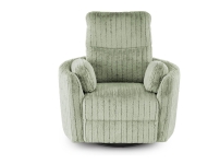 PEGAS fotel wypoczynkowy z Elektrycznym Rozkładaniem, Funkcją Obrotu i Kołyski, kolor miętowy