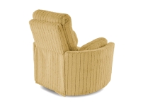 PEGAS fotel wypoczynkowy z Elektrycznym Rozkładaniem, Funkcją Obrotu i Kołyski, musztardowy 