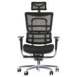 Fotel biurowy obrotowy ErgoNew S8(2) siedzisko tkaninowe