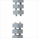 Pionowy kanał kablowy UT szary