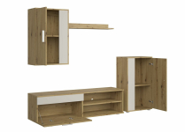 BENSON zestaw mebli, kolor: dąb artisan - kaszmir