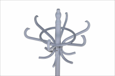 Wieszak drewniany WDR-1/DB SZARY