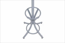 Wieszak drewniany WDR-1/DB SZARY