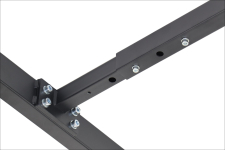 Stelaż metalowy do stołu/biurka NY-132A/70 z regulacją długości belki 119 - 179 x szer.69,6 x wys. 72,5 kolor czarny