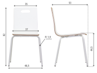 WERDI A biały/biały