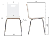 WERDI A stal nierdzewna/biały