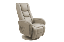 PULSAR recliner fotel z funkcją masażu cappuccino