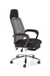 FREEMAN fotem obrotowy z podnóżkiem czarny / popielaty