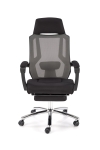 FREEMAN fotem obrotowy z podnóżkiem czarny / popielaty